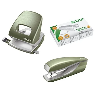 Afbeelding van Leitz 5570 NeXXt Style Seladon 5006, nietmachine 5562, nietjes