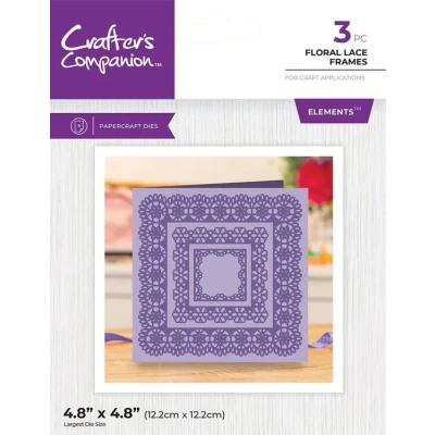 Afbeelding van Gemini Elements Lace Nesting Snijmal Floral Frames