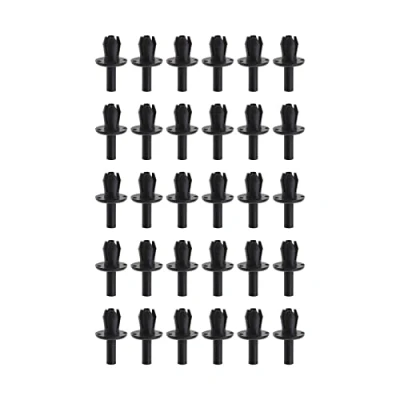 Afbeelding van 30 stuks voorwielboogbevestigingsclips van kunststof, compatibel met Opel Corsa Nova Tigra, zwart 1719245 94530507