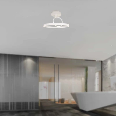 Afbeelding van V TAC VT 7907 W Designer plafondlamp IP20 Wit lamphuis 37 Watt 4000 Lumen 4000K
