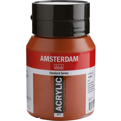 Afbeelding van Amsterdam Acrylverfverf 500 ml Sienna gebrand