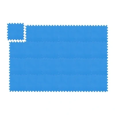 Afbeelding van Relaxdays fitness matten set schuimstof beschermmat sportmat puzzelmat vloermat