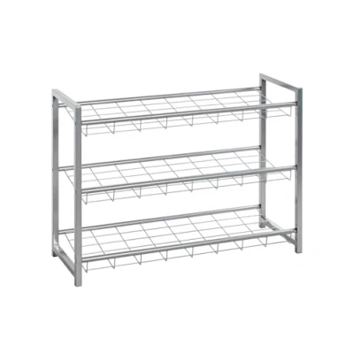 Afbeelding van Schoenenrek Leonore 80cm, 3 planken aluminium