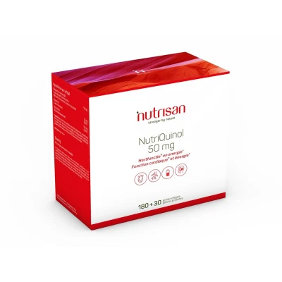 Afbeelding van Nutrisan NutriQuinol 50mg Softgels 180+30 gratis