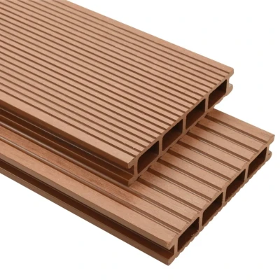 Afbeelding van Terrasplanken HKC met accessoires 35 m² 4 m bruin