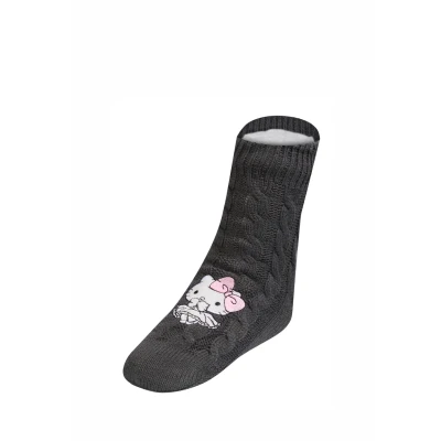 Afbeelding van ONOMATO! Hello Kitty 3 paar behaaglijke damessokken 35 38 39 42 cadeaus voor vrouwen sokken (DE/NL/SE/PL, digitaal, 35, 38, normaal, 1,, Knuffelsokken