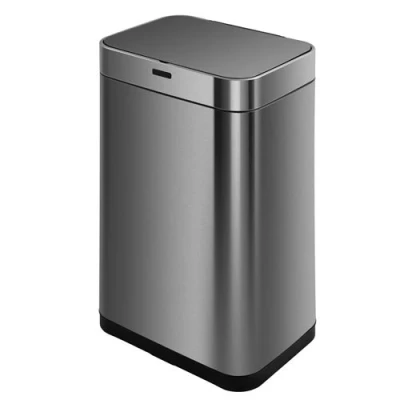 Image de Poubelle De Cuisine Automatique Design Upper Kitchen Move 60 L Inox Avec Cerclage