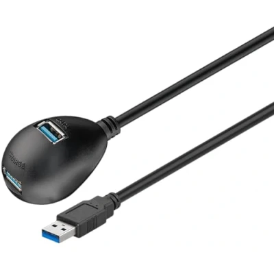 Afbeelding van USB verlengkabel 1.5 meter 3.0 (100% koper, Met standaard, Oplaadfunctie)