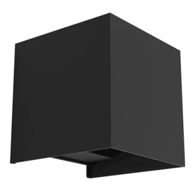 Afbeelding van EGLO Valmontone Wandlamp LED Aluminium;Glas Zwart
