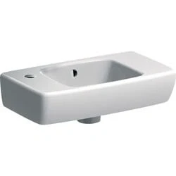 Afbeelding van Geberit Renova Compact fontein kraangat links wit (45 x 25 cm) 1