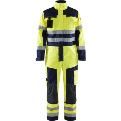 Afbeelding van Blaklader Multinorm overall 6378 1514 High Vis Geel/Marineblauw C48