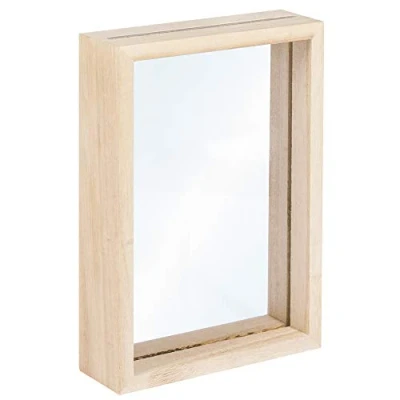 Afbeelding van Rayher Fotolijst van natuurlijk hout om neer te zetten, 11,5 x 16 3,5 cm, massief met dubbel acrylglas, 62839505