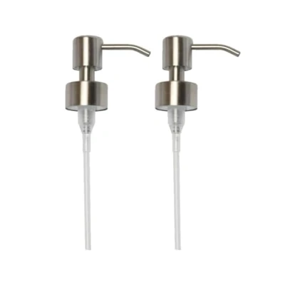 Afbeelding van Kapitan Zeepdispenser Pompkop Vervanging Reserve voor Standaard 28/400 (26 mm 28 mm) Halsmaat, RVS Geborsteld Afwerking