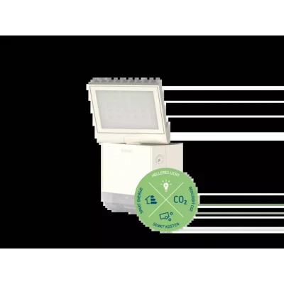 Afbeelding van Theben LED buiten wandlamp theLeda S8 100, wit, sensor