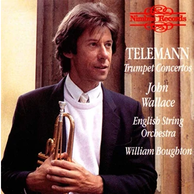 Afbeelding van John Wallace, English String Orchestra, William Boughton Telemann: Trumpet Concertos (CD)