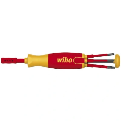 Afbeelding van Wiha Schroevendraaier met bitmagazijn LiftUp electric TORX® 6 slimBits. (41157)
