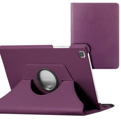 Afbeelding van iMoshion Tablet Hoes Geschikt voor Samsung Galaxy Tab S6 Lite (2022) / 360 Draaibare Bookcase Paars