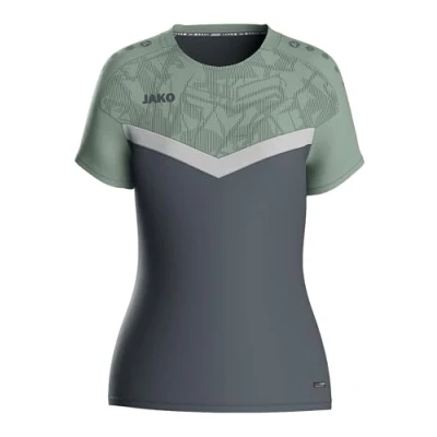 Afbeelding van JAKO T shirt Iconic anthra light/mintgroen/zachtgrijs 34 / 38