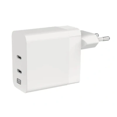 Afbeelding van XtremeMac Dual USB C Lader 65W Lichtgewicht Compact Wit