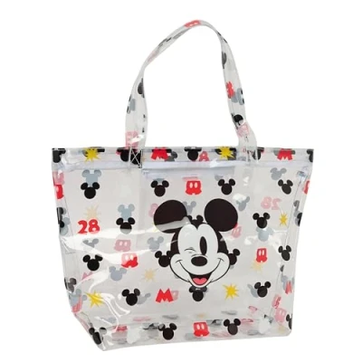 Afbeelding van Winkeltas Mickey Mouse Clubhouse Beach Multicolour Transparant 54 x 35 17 cm