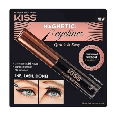 Afbeelding van Kiss Wimpers Magnetic Eyeliner Wimperextensions Lashes Nep
