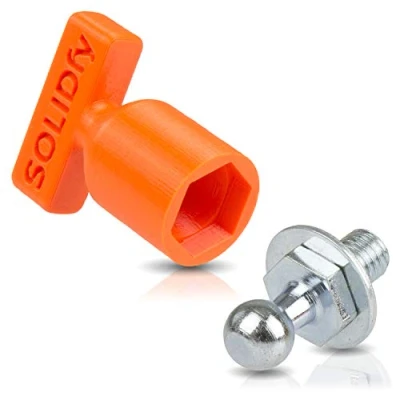 Afbeelding van SOLIDfy® [2 x versterkte kogelpennen voor gasveer achterklep 10 mm schroefdraad M8