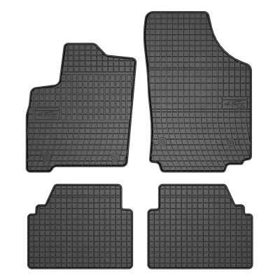 Afbeelding van FROGUM 543015 Vloermatset Rubber voor en achter 4 Zwart Op maat gemaakt OPEL: Meriva B, A