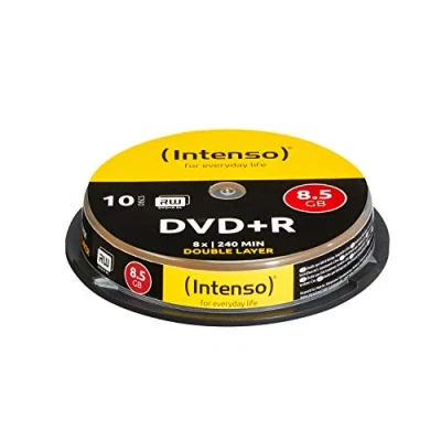 Afbeelding van Intenso 4311142 DVD+R DL disc 8.5 GB 10 stuk(s) Spindel