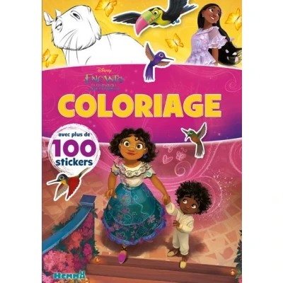 Image de Disney Encanto Coloriage avec plus de 100 stickers