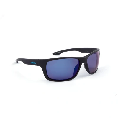 Image de Shimano Lunette de Soleil Eyewear Matte Black &amp; Blue Mirror