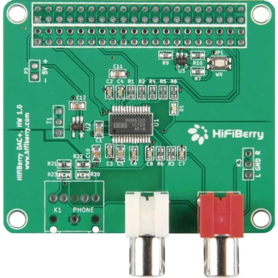 Afbeelding van HiFiBerry RB Hifiberry2 Raspberry Pi B+ uitbreidingsprintplaat