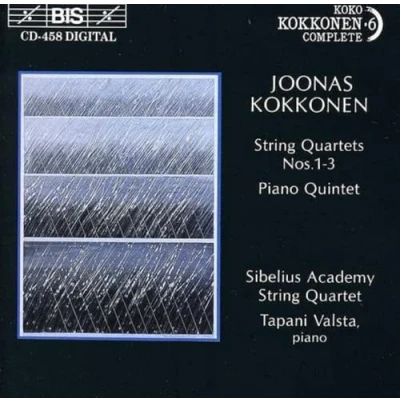 Afbeelding van Tapani Valsta, Sibelius Academy String Quartet Kokkonen: Quartets, Nos. 1 3/Piano Quintet (CD)