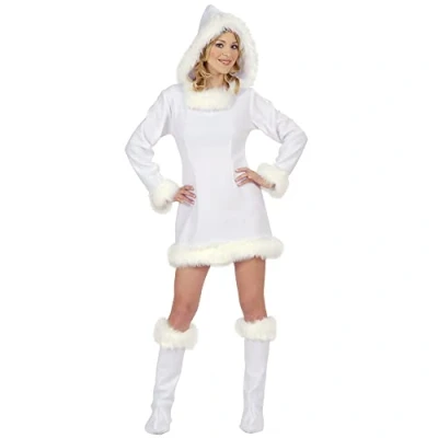 Afbeelding van &quot;Wit sexy Eskimo kostuum voor dames Verkleedkleding Large&quot;