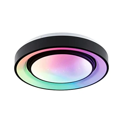 Afbeelding van Paulmann 70544 Rainbow LED plafondlamp 11.00 W Zwart, Wit