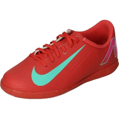 Afbeelding van Nike Performance JR Vapor 16 CLUB IC Unisex Zaalvoetbalschoenen voor kinderen, Maat: 32, Ember glow/aurora green Kunststof