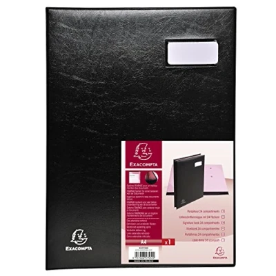 Afbeelding van Exacompta 654765E Parapheur EXPANSE 24 Comp. noir