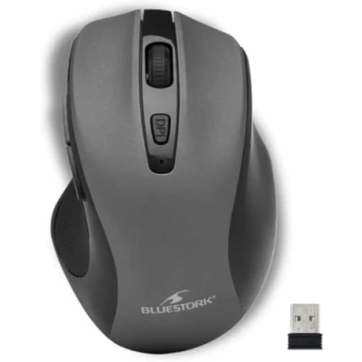 Afbeelding van Bluestork M WL OFF75 draadloze muis met dubbele verbinding: Bluetooth &amp; USB 2.4 GHz Oplaadbare muis, tweehandig, Ergonomisch Stille voor PC/MAC Nieuw
