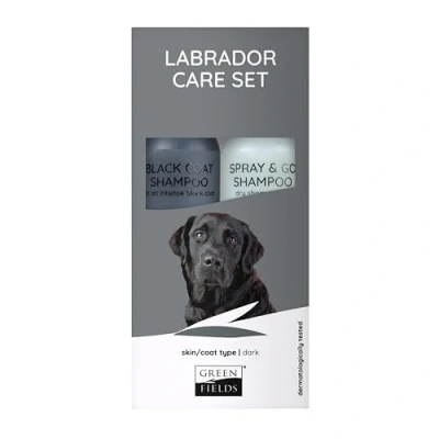 Afbeelding van Labrador Vacht Verzorgingsset voor Gezonde, Zachte en Glanzende Greenfields Shampoo Spray