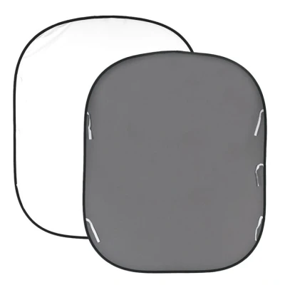 Afbeelding van Manfrotto LL LB67GW Plain Collapsible 180x215cm white/mid grey