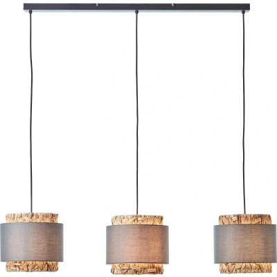 Afbeelding van Brilliant Waterlilly Hanglamp Bruin;Wit