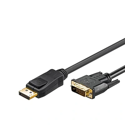 Afbeelding van DisplayPort naar DVI kabel 2 meter (DVI D, Full HD)