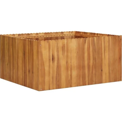 Afbeelding van Plantenbak verhoogd 100x100x50 cm massief acaciahout