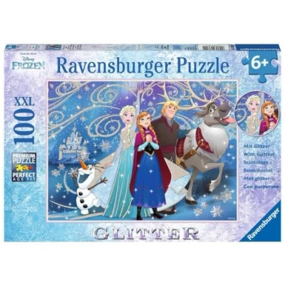 Afbeelding van Ravensburger puzzel Disney Frozen Glinsterende sneeuw Legpuzzel 100 stukjes
