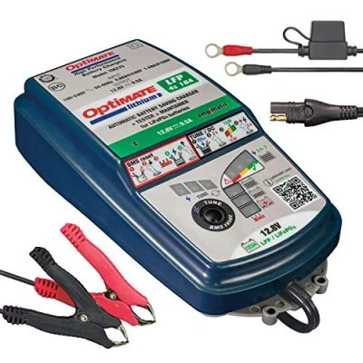 Afbeelding van Tecmate Optimate lithium 4S 12.8v 10A 10 stappen programma acculader