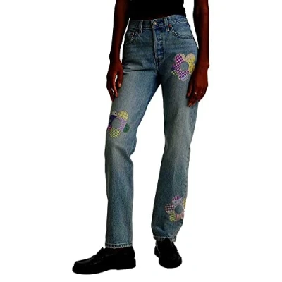 Image de Levi&#039;s Femme Jeans 501 for Women, Fresh As A Daisy, 23W / 30L