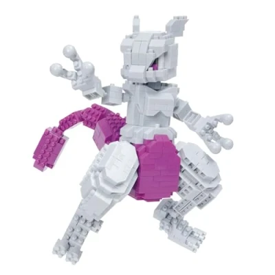Afbeelding van Nanoblock Pokémon Mewtwo Deluxe Edition bouwset