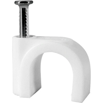 Afbeelding van Kabelclip 9 mm wit 100 st.