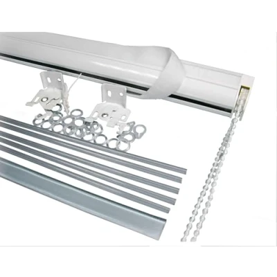 Afbeelding van Mechanisme vouwgordijn, mechanisme, voor gordijnen, gordijnstang, rail, rolgordijn, boot, kettingsysteem Romeinse jaloezieën, met accessoires (140 cm)