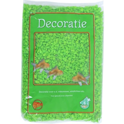 Afbeelding van Zak a 1 kg gravel appelgroen Gebr. de Boon