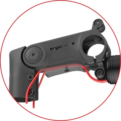 Afbeelding van Ergotec Stuurpen ahead 50 XL SI ø28.6mm vork / 110mm ø31.8mm zwart